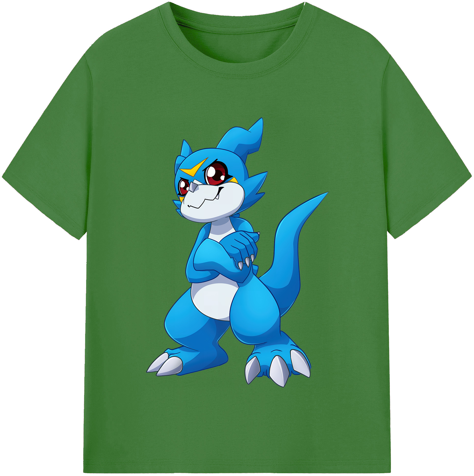 （画像用） Digimon デジタルモンスター/デジモン レディースカジュアルプリントTシャツ（綿100％）